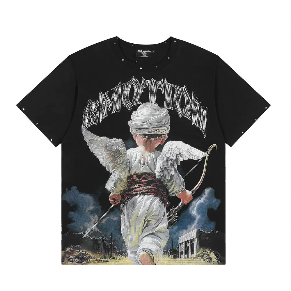 Mixed EMOTION Archer Angel Graphic Tee