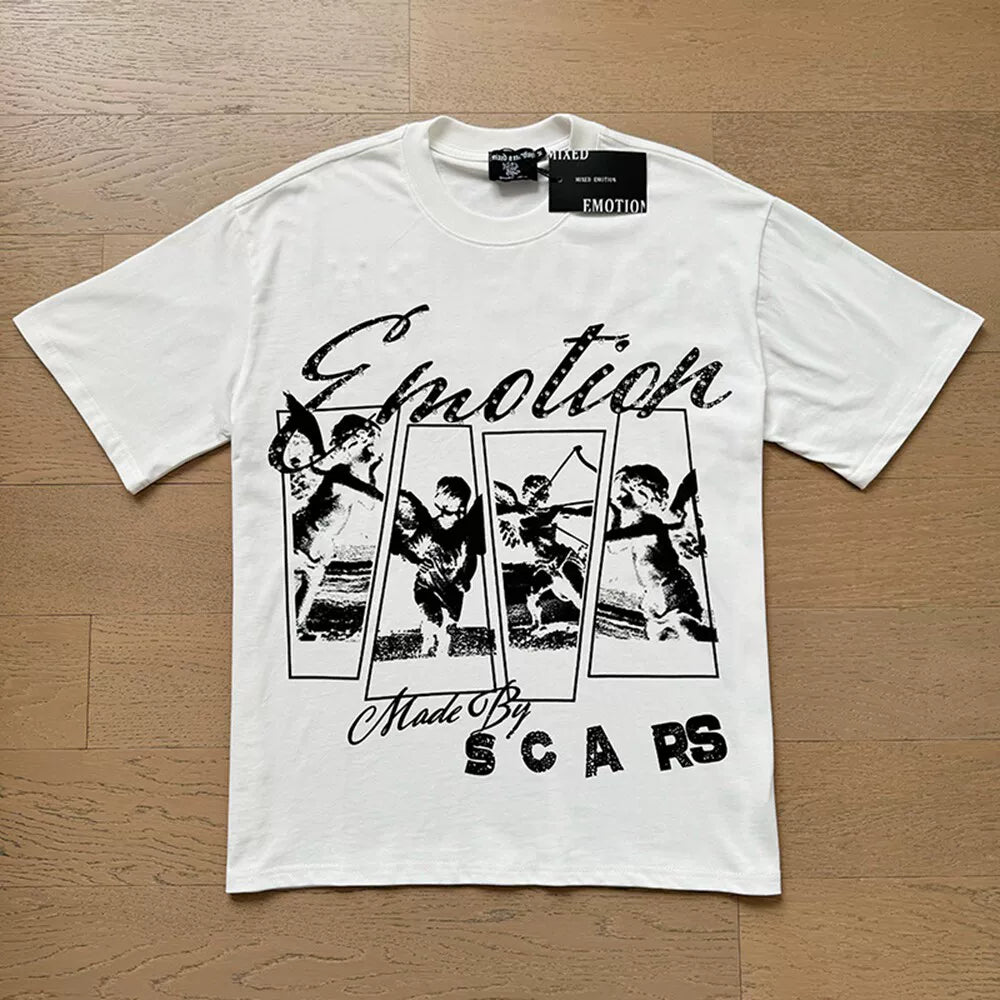 Mixed EMOTION Retro Photo Graphic Tee