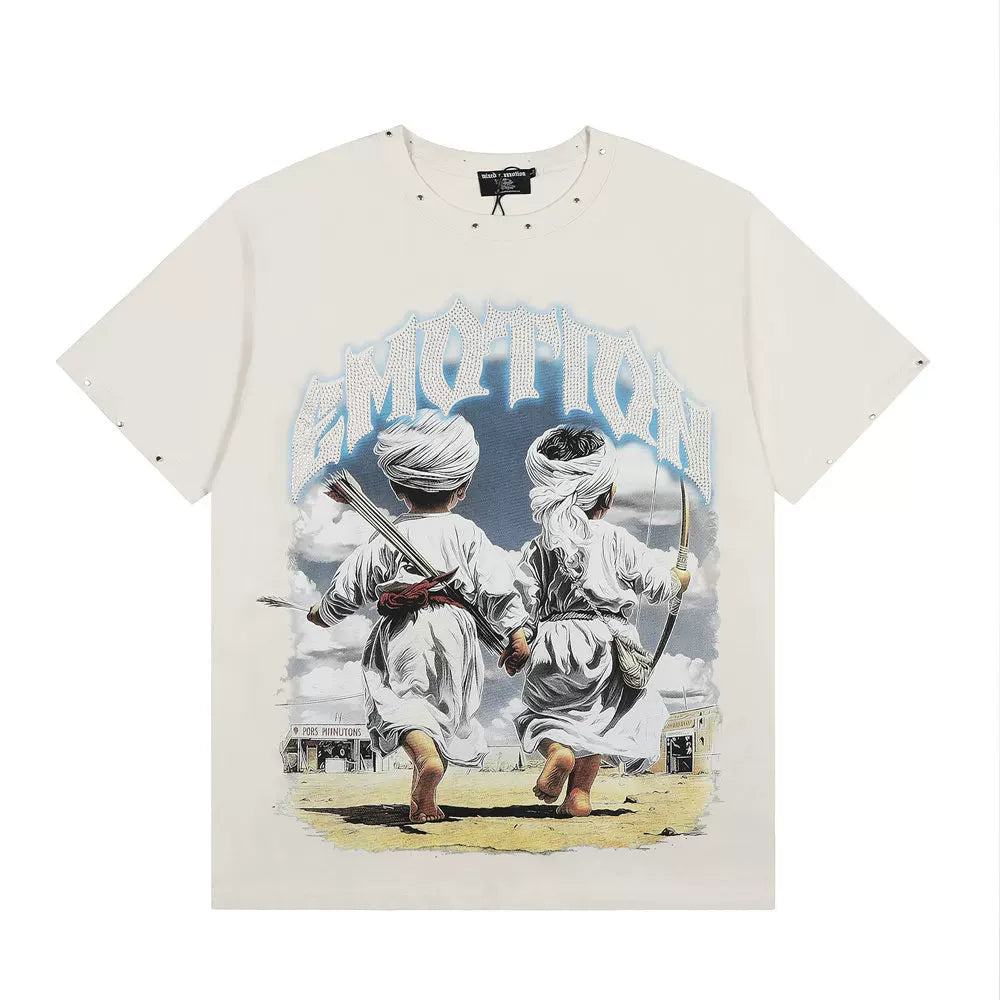 Mixed EMOTION Retro Warrior Angel Tee