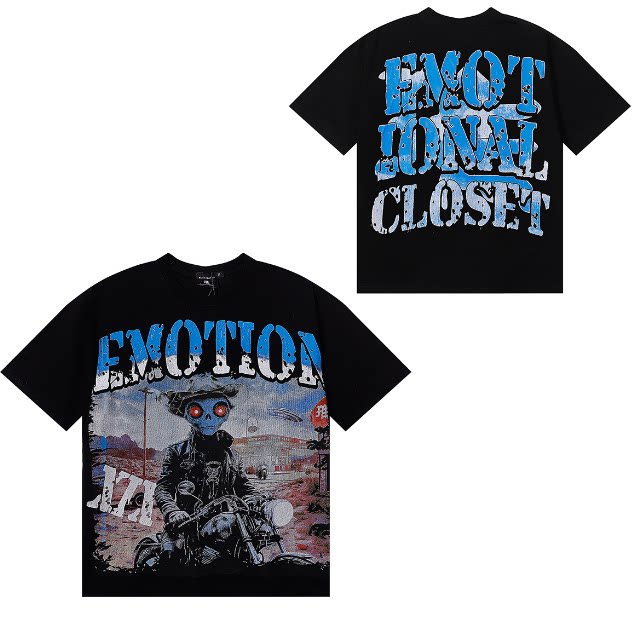 Mixed EMOTION Black Alien Desert Tee