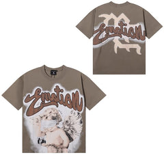 Mixed EMOTION Brown Baby Angel Tee