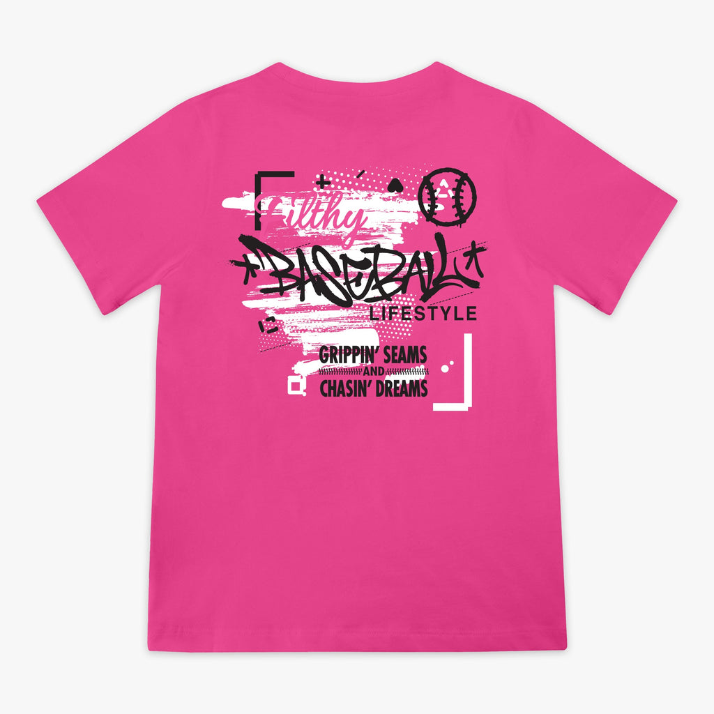 Graffiti Youth Tee - Pink