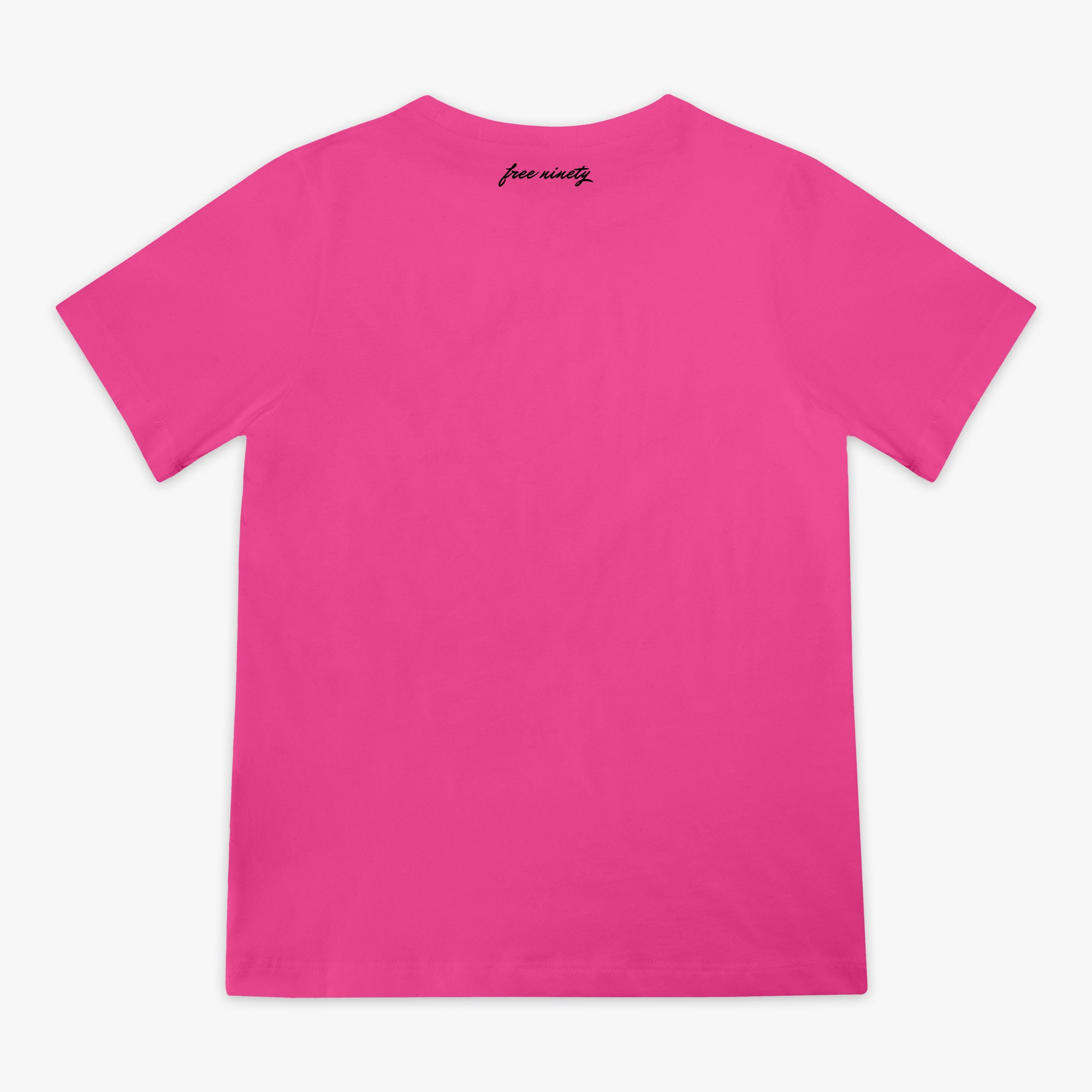 Upside Down Baseball Youth Tee - Pink
