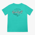 Realtree Established Youth Tee - Teal/Aspect-Arctic
