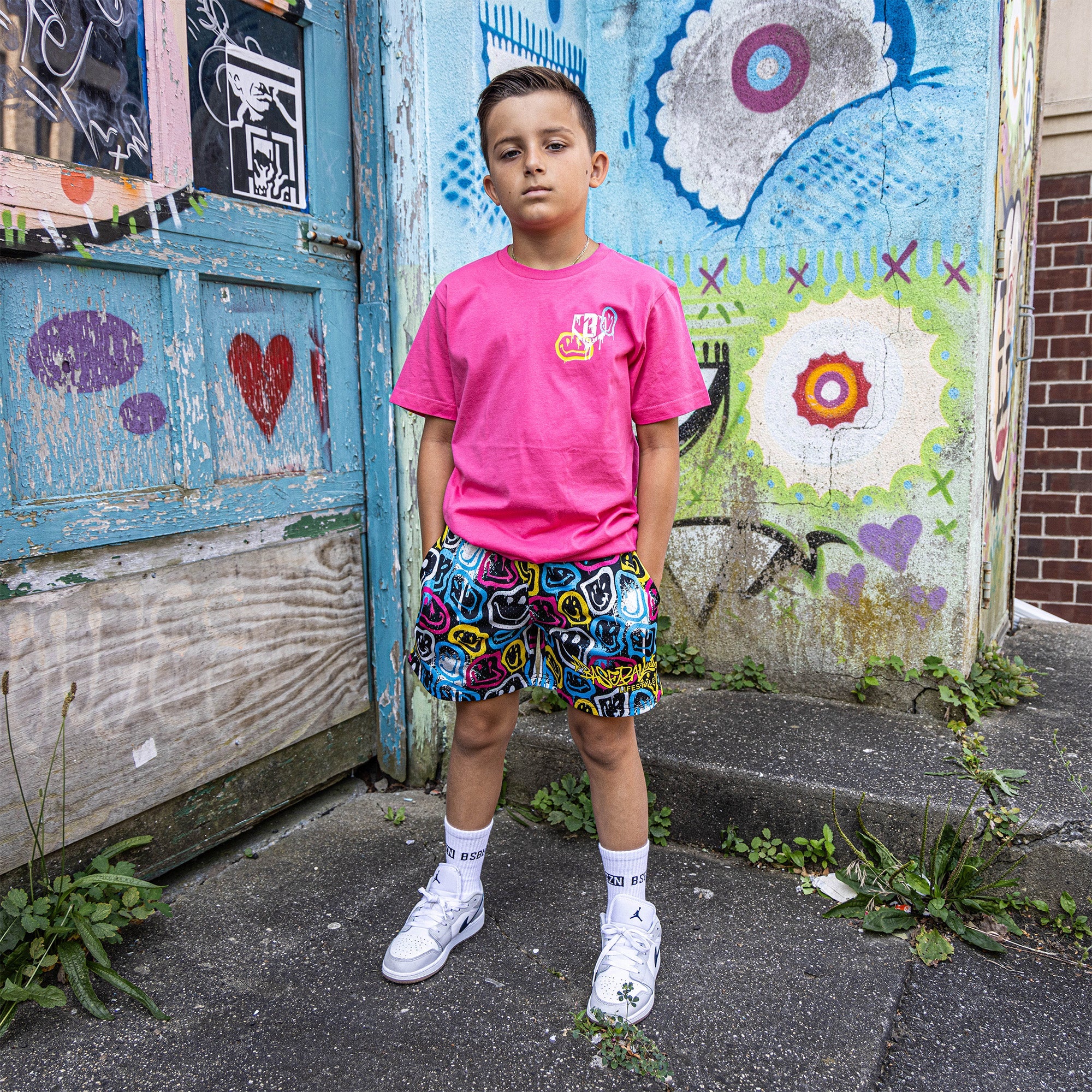 Smiley Slugger Youth Tee