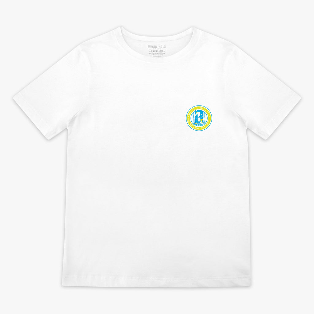 Splatter Established Youth Tee - White