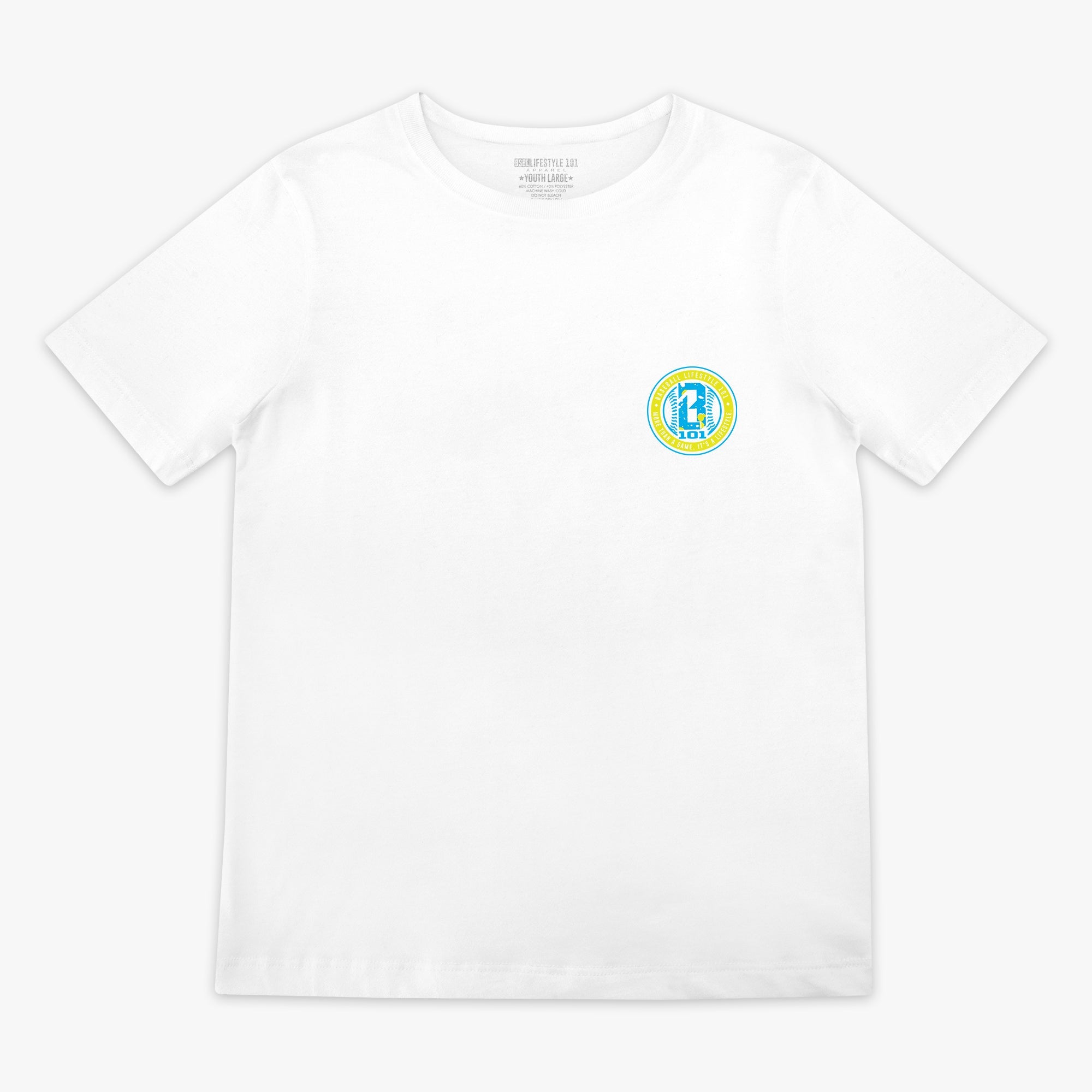 Splatter Established Youth Tee - White