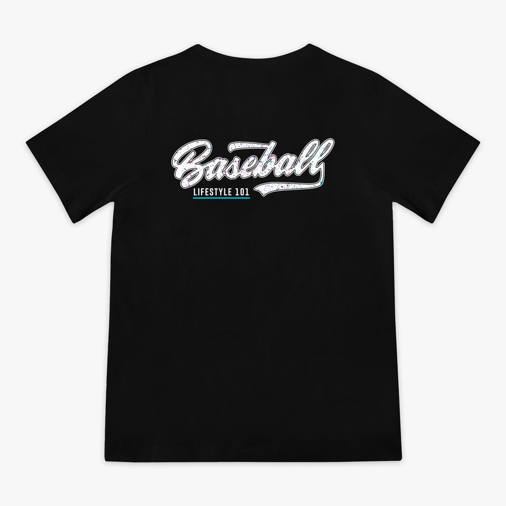 Splatter Youth Tee - Black/White