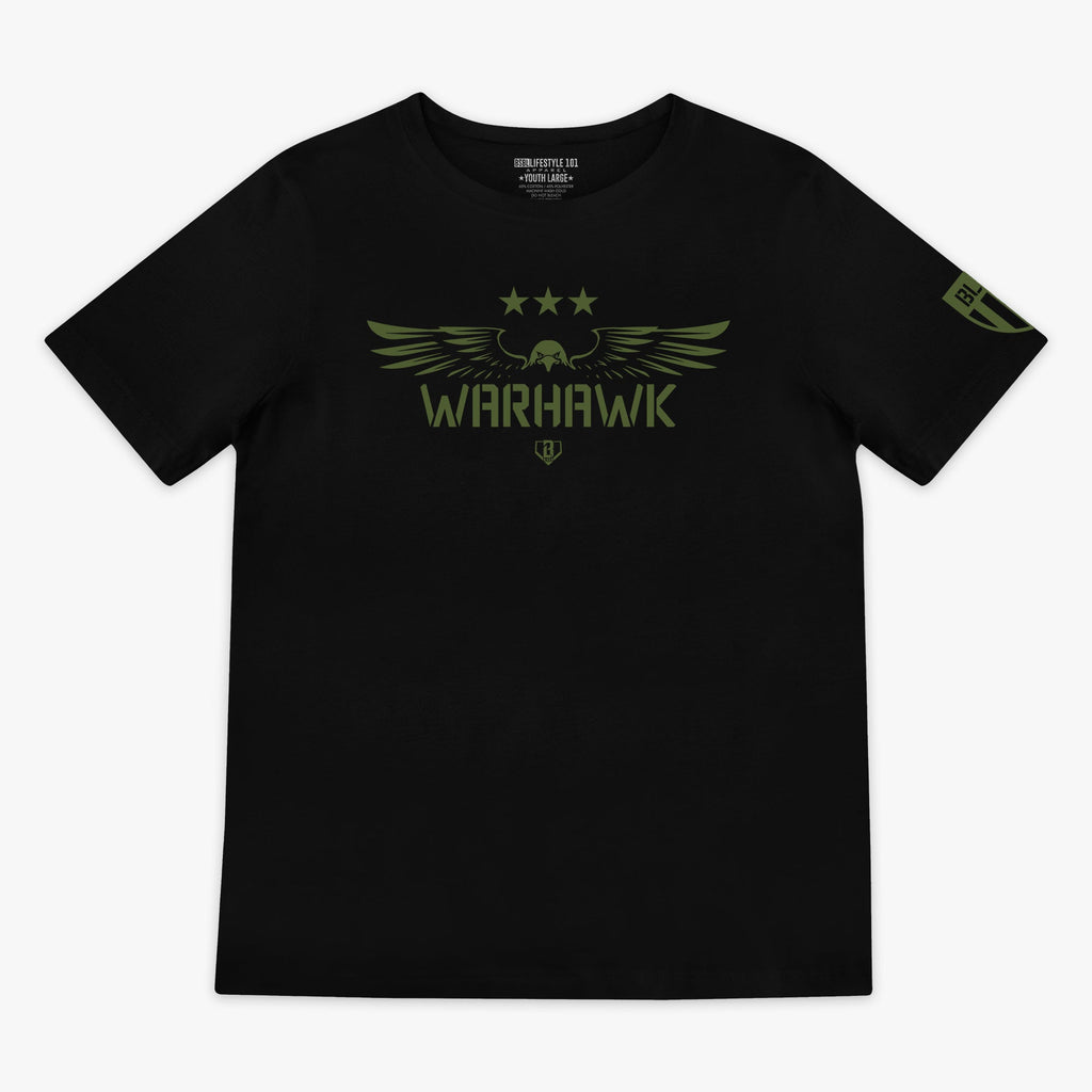 Warhawk Youth Tee - BL Black