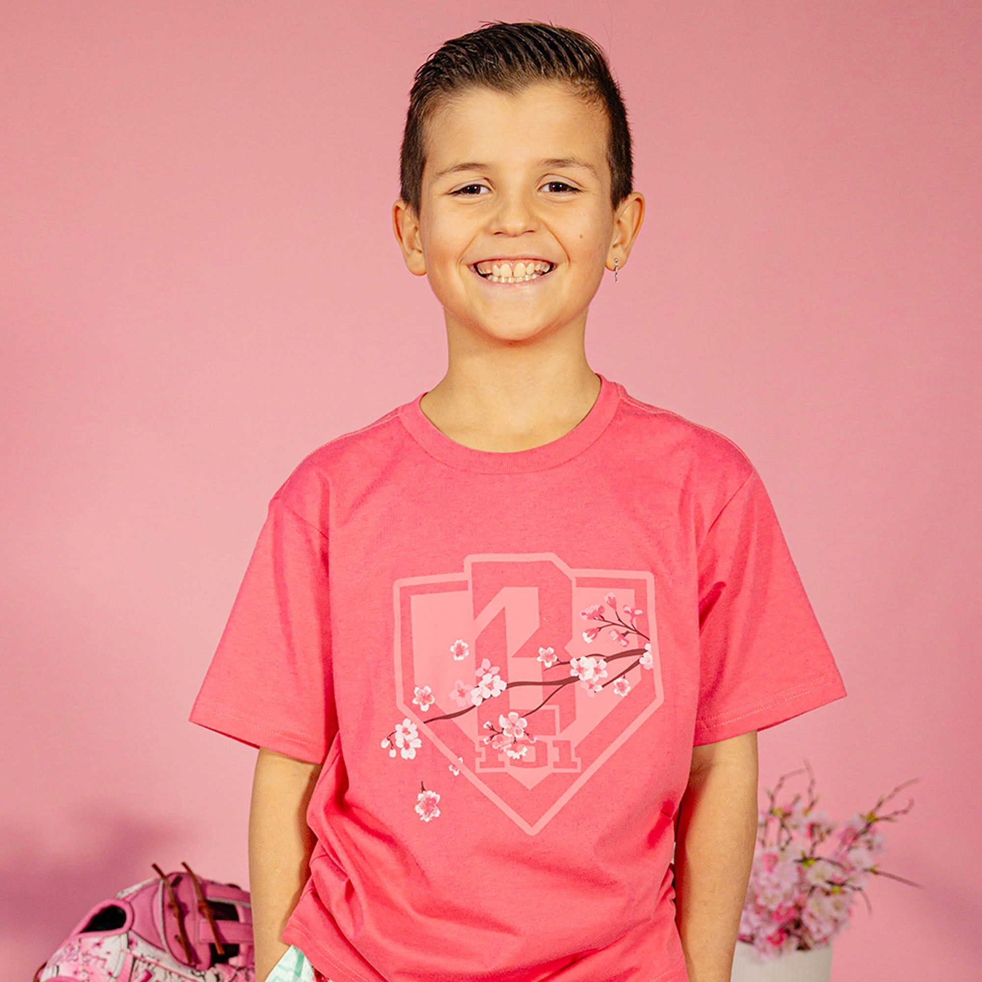 Batters And Blossoms Youth Tee