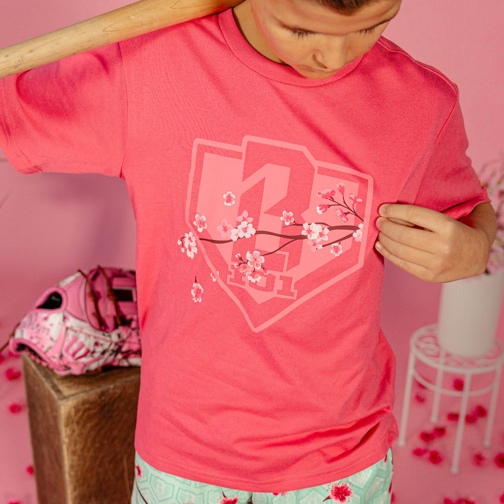 Batters And Blossoms Youth Tee