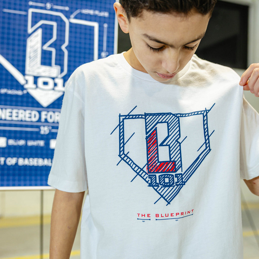 Blueprint BL Youth Tee - White
