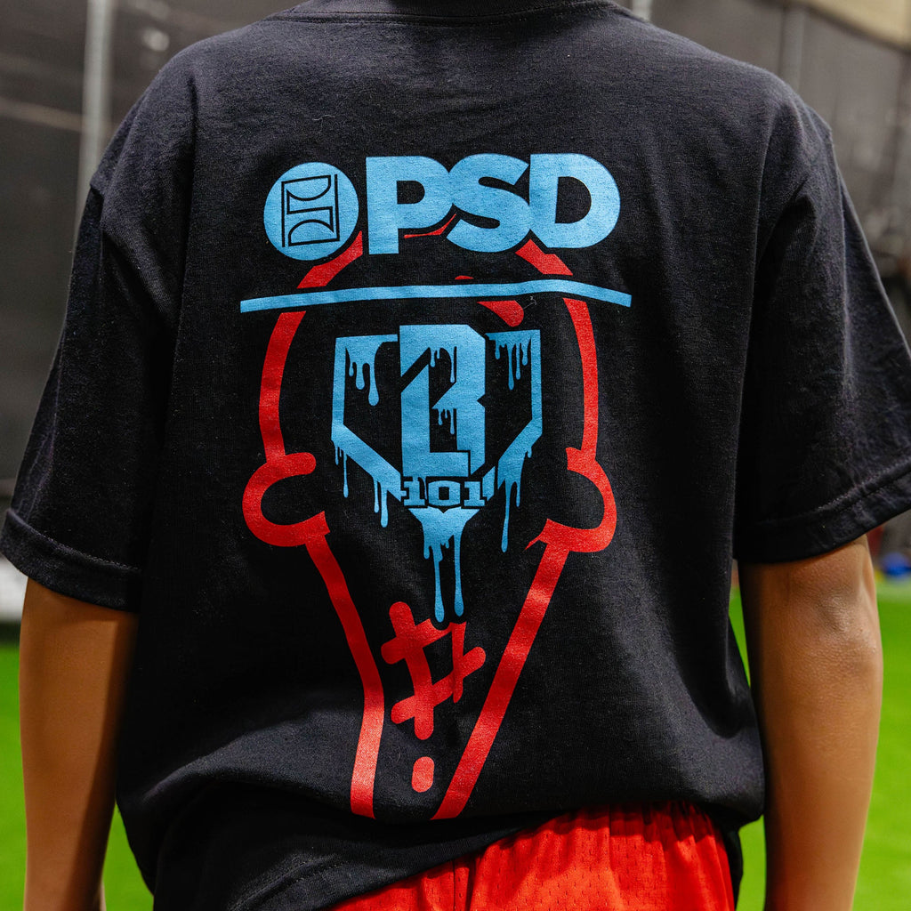 BL 101 X PSD Scoops Youth Tee - Black