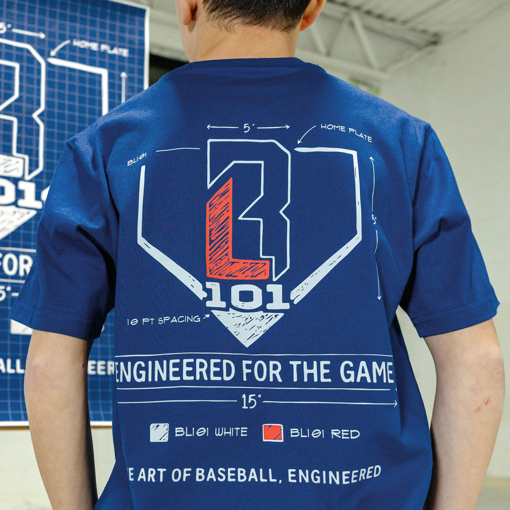 Engineered For The Game Youth Tee - Blue