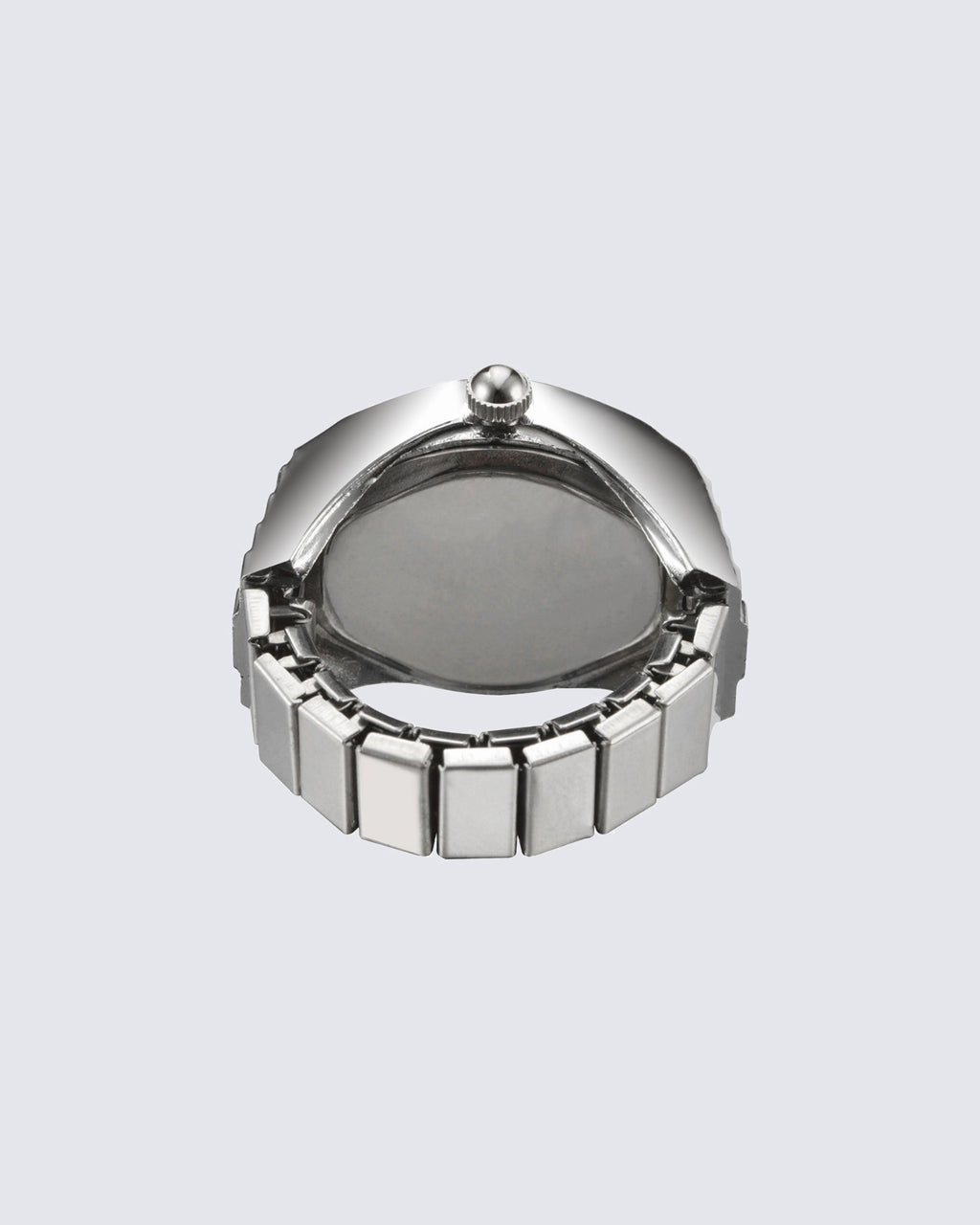 Punk-Inspired Quartz Watch Ring