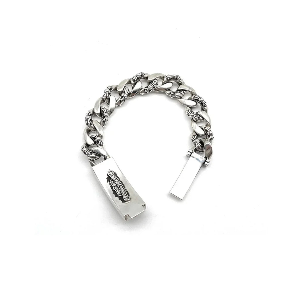 Chrome Hearts DAGGER ID FANCY LINK CLIP BRACELET 9