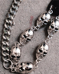 Halloween Skull Chain Belt