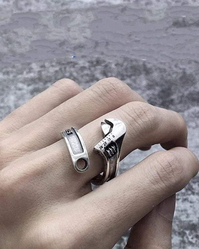 Vintage Distressed Wrench Ring