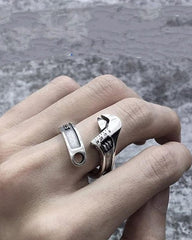 Vintage Distressed Wrench Ring