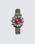 Handmade Irregular Vampire Dragon Scale Spike Soldered Watch