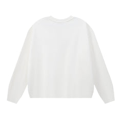 Purple Men's Long-Sleeve T-shirt Sweatshirt 1124